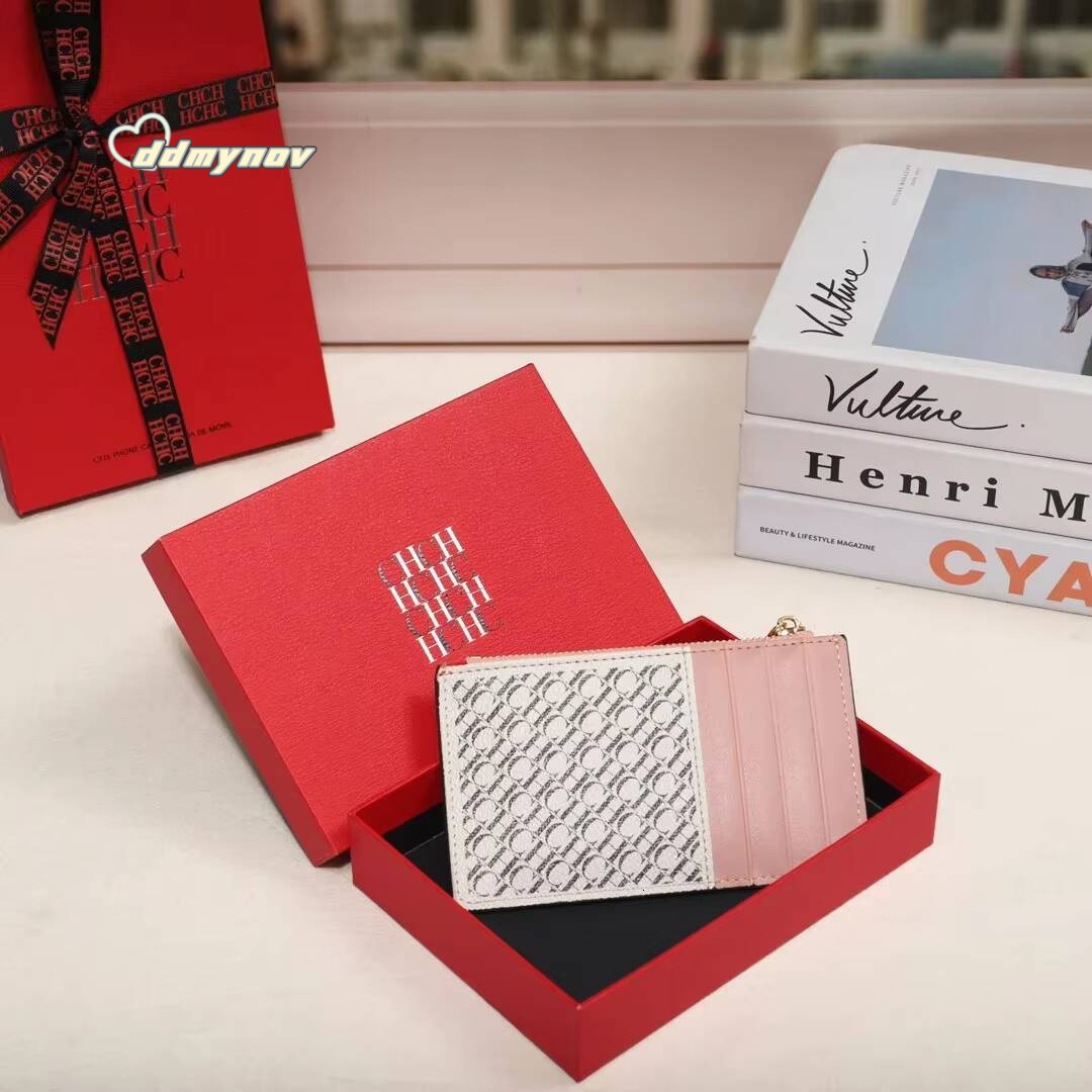 CH Wallet Multi-Use Compact Fashion Money Clip Multiple Colors Elegant Convenient Boxes Simple Color Womens Card Bag ddmynov