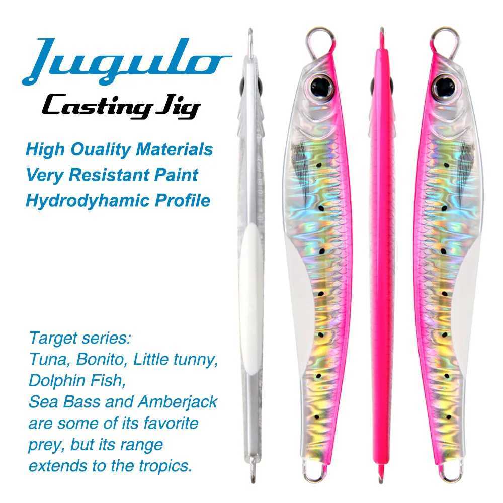 FSTK Sea Bass Lure Jugulou Casting Jig 15g30g40g60g80g Tuna Long Casting Lures Spinning Artificial Bait Spoon Saltwater Fishing Z250717