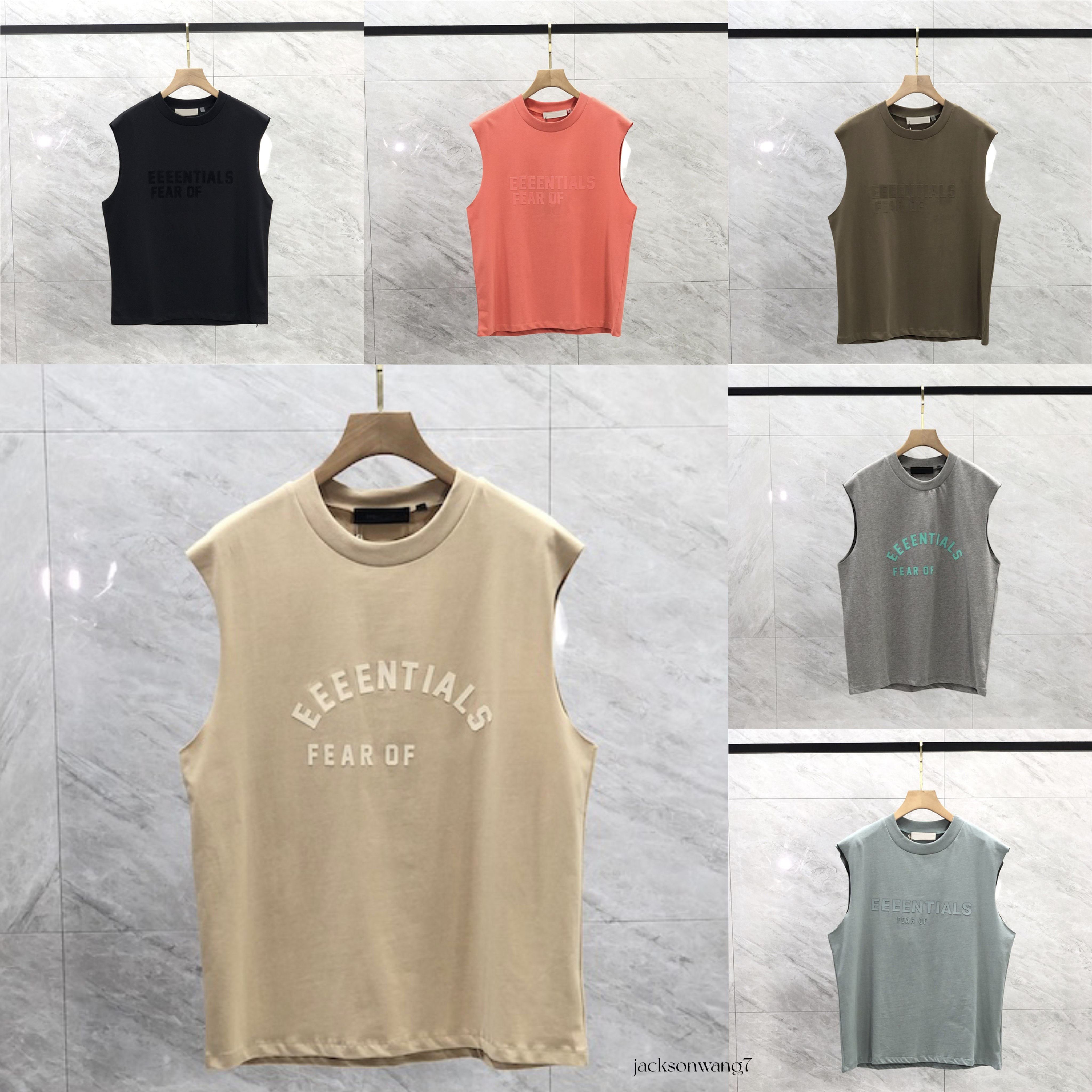 designer t shirt Mens Tank t shirt designer vest lettering pure cotton lady sports casual loose high street sleeveless Vest Top USA SIZE S-XL hemd Gym Clothing men