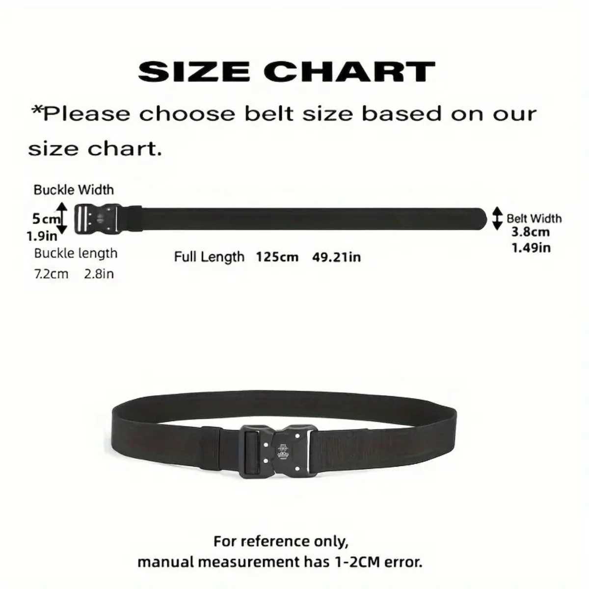 Mens Tactical Nylon Belt Outdoor Military Training Canvas Belt Casual Sports Workwear Pants Belt W250717