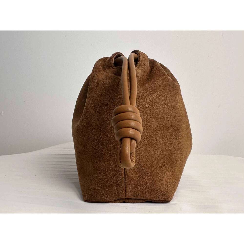 Motingsome Natural Suede Leather Women Designer Handbag Pouch Clouds Shape Messenger Purses Matte Cowhide Tote