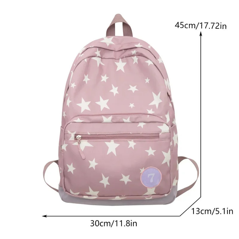 Star Backpack for Women Men 17 Inch Star Laptop Backpack College Bag Cute Travel Backpack Student Back To School Casual Bookbag 250714