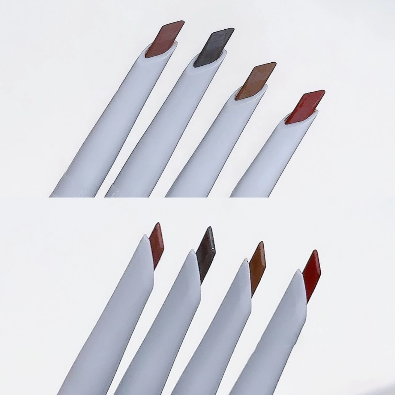 2 in 1 Eyebrow Pencil Professional Cosmetics Makeup 4 Colors Waterproof Eyebrow Tattoo Brush Long Lasting Eyebrow Pen 250712