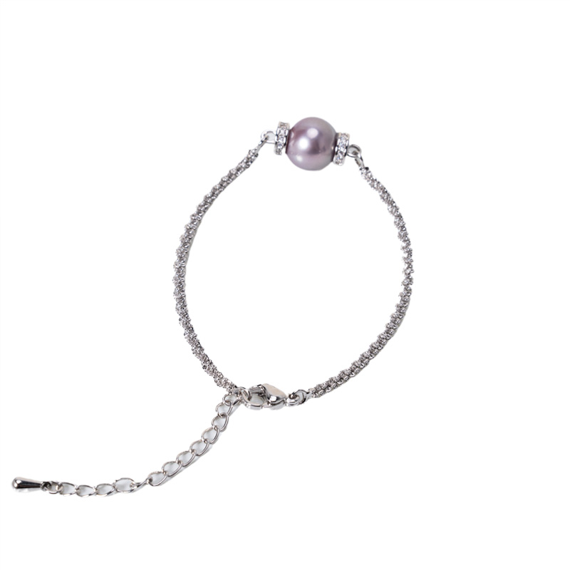 Natural pearl bracelet alloy real pearl bracelet design models trend jewelry birthday gift party