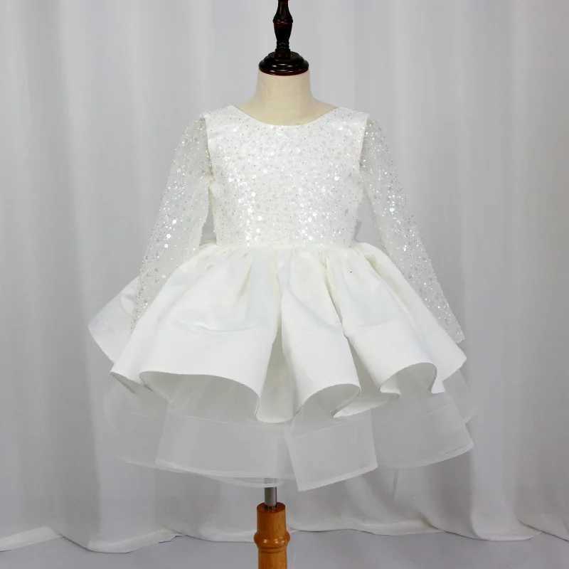 Kids Princess Flower Girl Dress Children First Communion Dress Ball Gown Wedding Party Dress Birthday Show Z250716