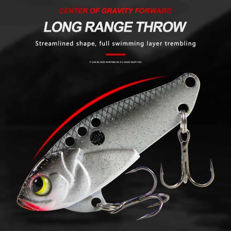 5/8/12/17/23g Metal Vib Blade Lure Wobblers Fishing For Lipless Vibrating Spoon Sinking Artificial Baits Bass Pike Crap Perch Z250717
