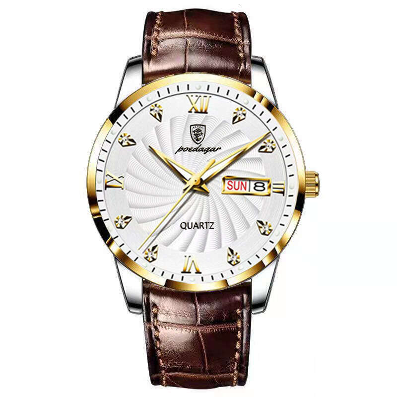 DHwatches Swiss Brand Waterproof Luminous Men's Watch Calendar Quartz Wristwatch TikTok Live
