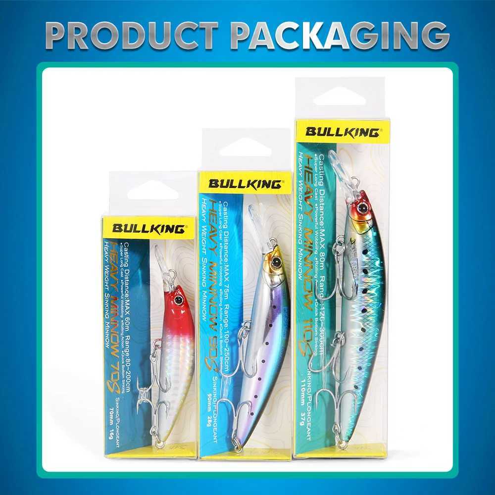 FSTK New Heavy Sinking Minnow 110S 37g 90S 28g 70S 16g Saltwater Long Casting Distance Sea Artificial Bait Z250717