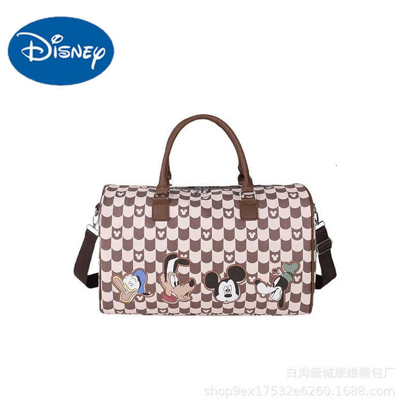 Disney Mickey New Portable Travel Handbags Luxury Brand Womens Travel Bag Large Capacity Multi-functional Luggage Storage Bag W250717