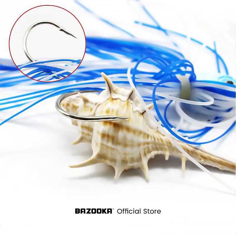 Bazooka 15g 18g Spinnerbait Fishing Lure Wire Bait Metal Spinner Buzzbait Swimbait Hook peche JIG Kit Skirt For Bass Pike Winter Z250717