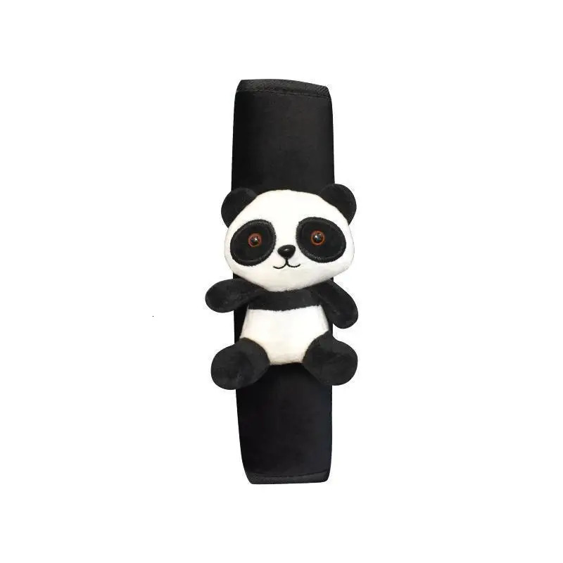 Automobile Safety Belt Decoration Cartoon Panda Safety Belt Shoulder Pad Plush Protector Pad for Kids Car Decorations 250715