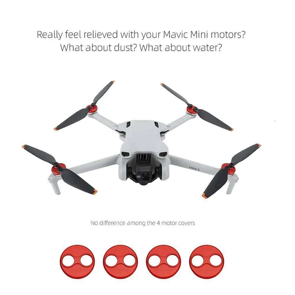 Aluminium Motor Cap Hood for DJI Mini 2 SE/MINI 3 Pro Accessories Cover Against Paddles Dust-Proof Engine Protector