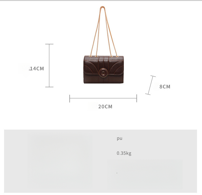 Designer Luxury Bag Bag This Year's Trendy Small Bags For Women 2025 New Simple Personality Chain Shoulder Crossbody Bag Fashion Casual Small Squ