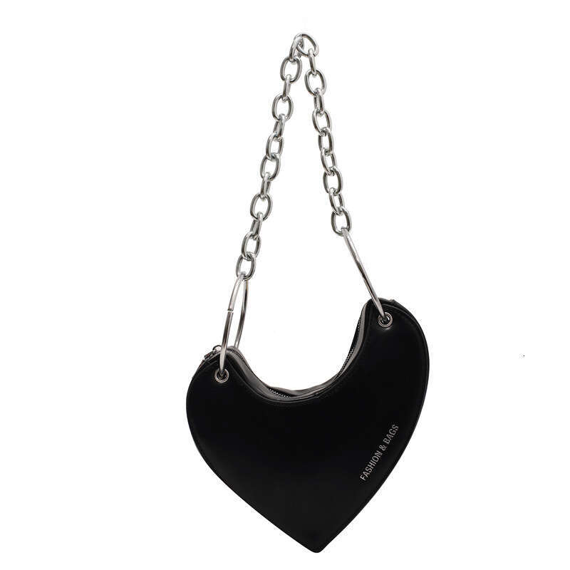 Spring New Trendy Hot-Selling Fashion Underarm Snake Pattern Small Square Personality Chain Cool Girl Heart Bag