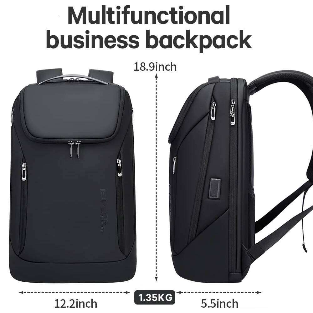 Business Backpacks Laptop inch Multifunctional WaterProof Big Capacity Daily Work Male Backpack School Bag Mochila