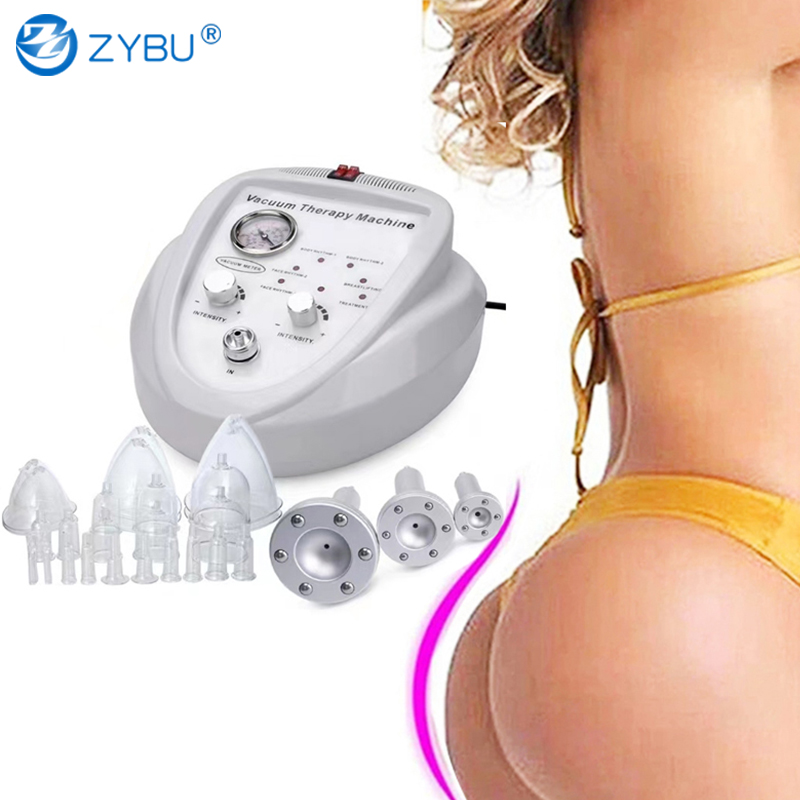 Vacuum Massage Therapy 30 Cups with 3 Heads Beauty Machine Butt Enlargement Pump Hip Lifting Breast Enhancer Massager Butt Lift Enhancement Cup Body S