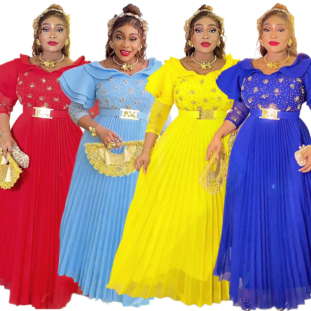 Womens plus size dress elegant purple shoulder ruffled sleeves asymmetrical hem wedding guests party evening dress 240929