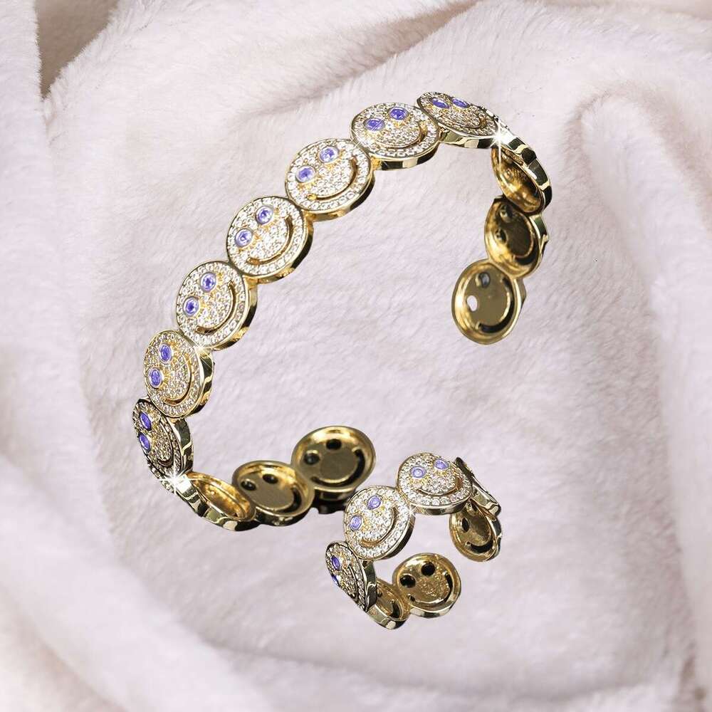 Internet Celebrity Classic Fashion Ins Style Smiley Face Creative Design Bracelet Jewelry