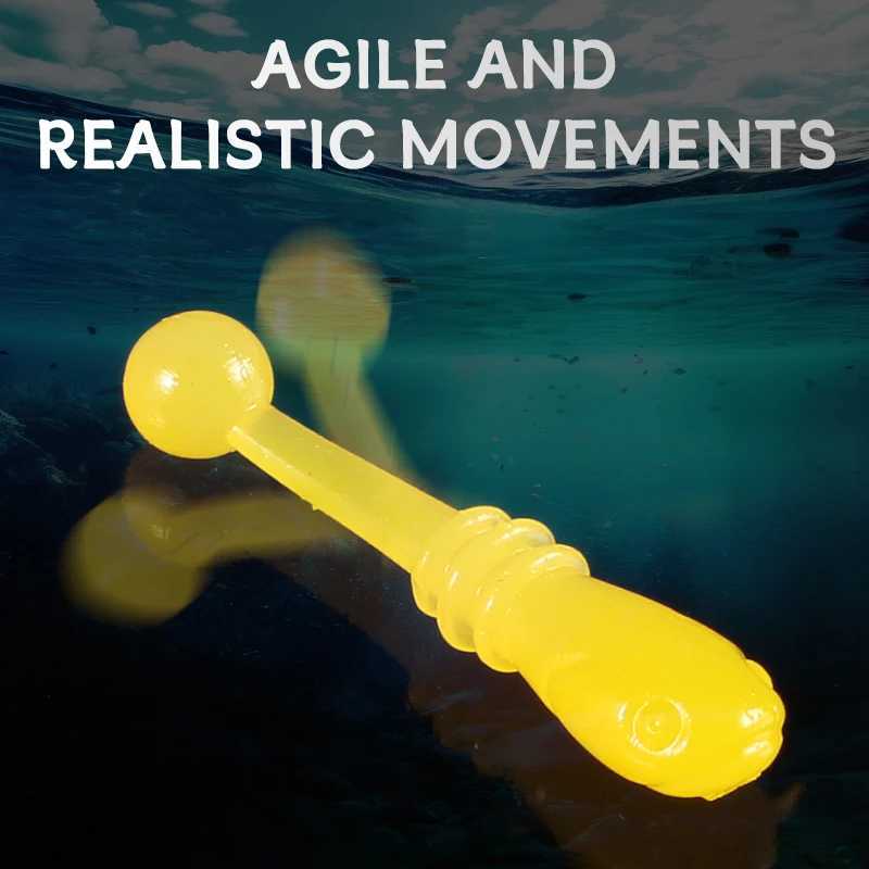 Supercontinent soft bait new whitebait 2cm/50pcs sinking trEMor bait Soft Fishing Lure Fishy Worms lure Z250717