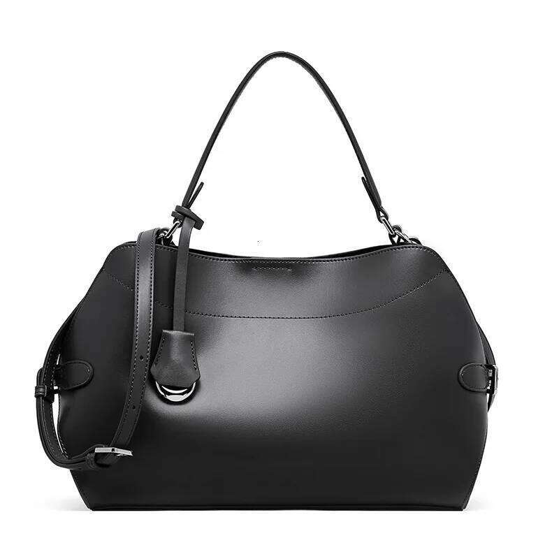 Leather Shoulder New Niche Bag, Summer Office Worker, Large Capacity Women's Commuter Handbag