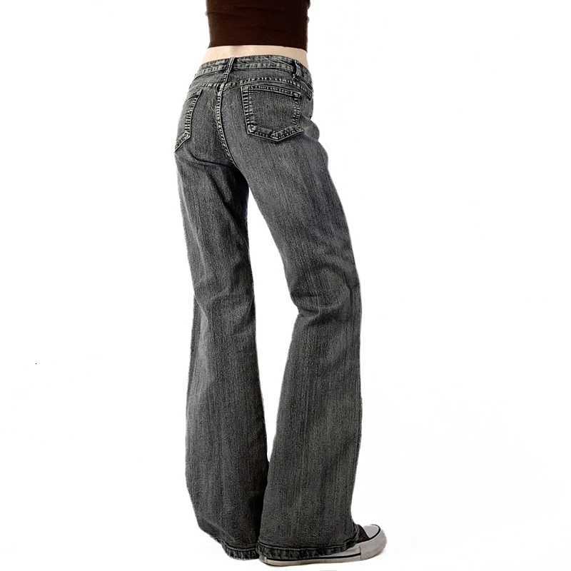 100% Cotton Elegant Embroidered Womens Straight Jeans Low Waist Sequined Print Denim Trouser Y2K Streetwear Pants Grunge Clothing R250716