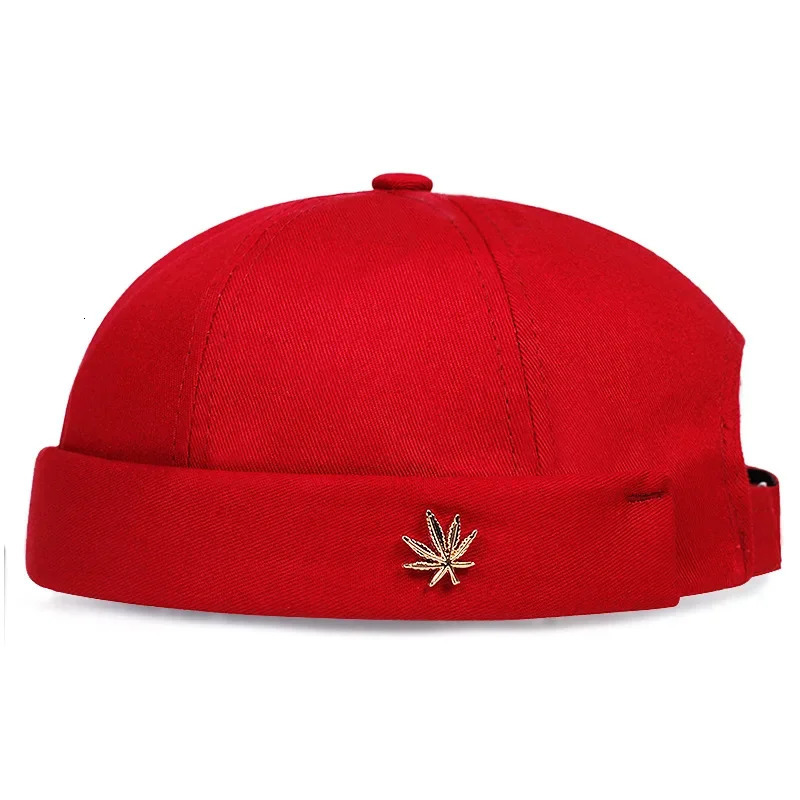 Men Women Retro Dome Melon Brimless Beanie Cap Unisex Skullcap Sailor Cotton Mechanic Trendy Color Elastic Panels Docker Hat 250715