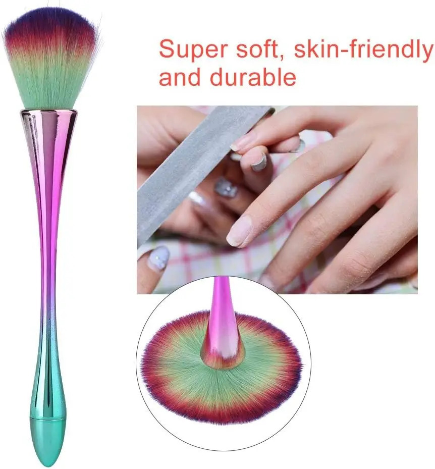 Nail Dust Cleaning Brush 7 Styles Professional Nail Art Make Up Brushes Long-Handled Super Fluffy Dust Removal Manicure Tools 250716