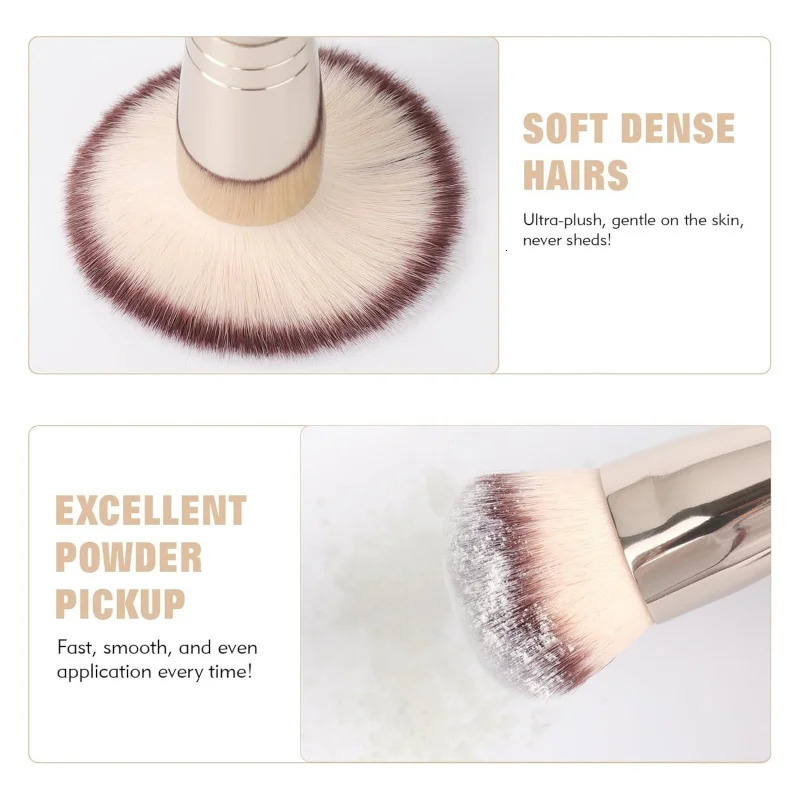 Dual-ended Foundation Brush Concealer brush Large Area Highlight Concealer Makeup Brush 250716