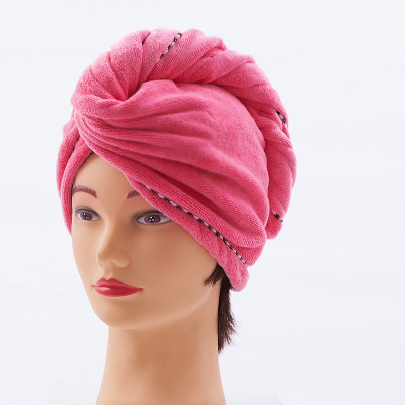 7 microfiber hair drying towel for women after bathing, suitable for women's hair drying caps designer towels quick - drying hair caps headscarve