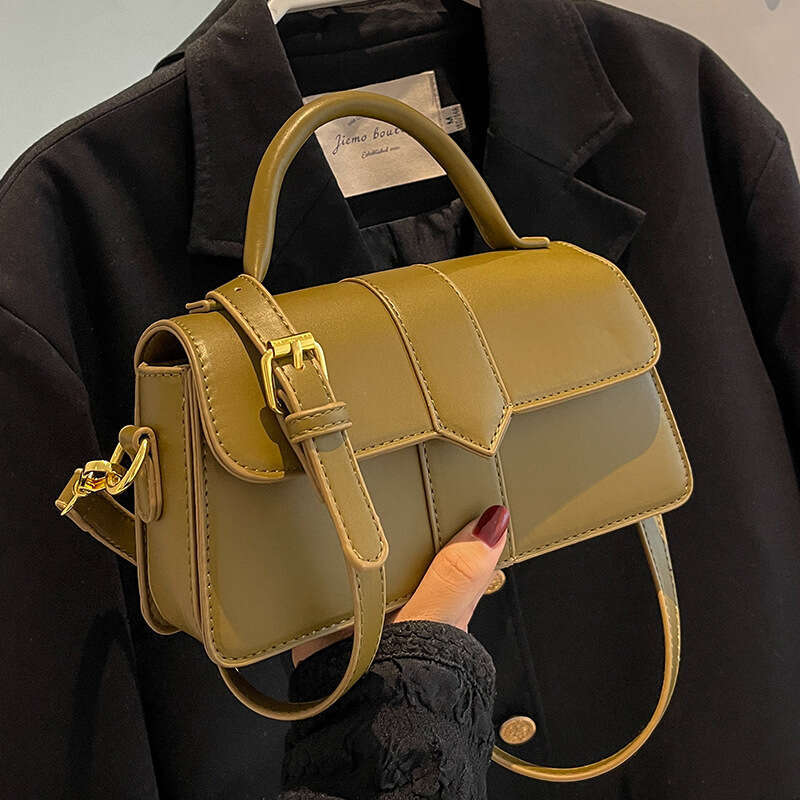 Niche Design High-Quality Texture Fashion Women's Versatile Class Commuter Crossbody Handheld Small Square Bag