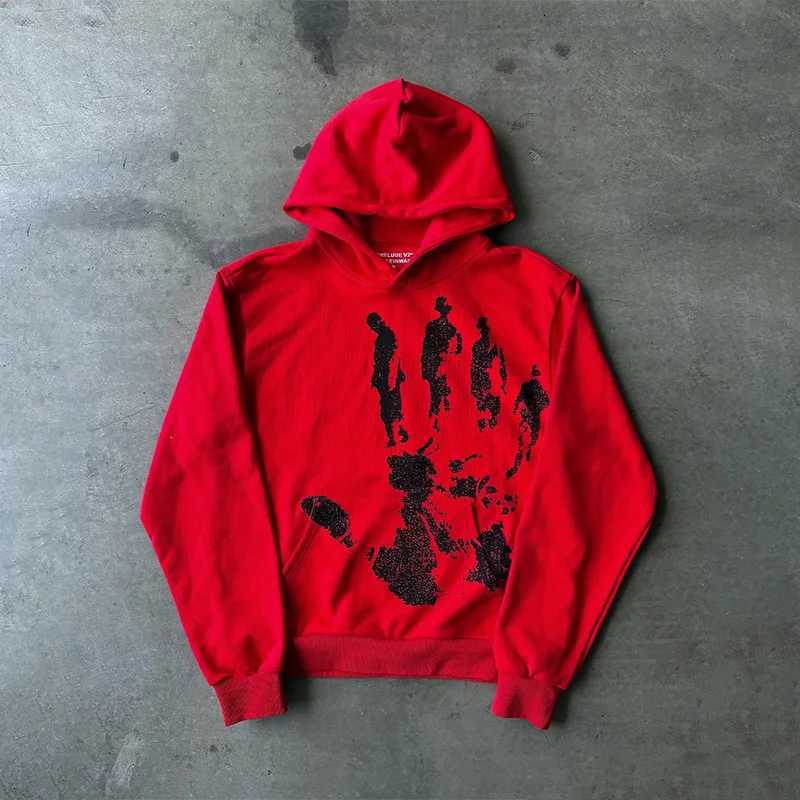 Fashion Vintage Artistic Pattern Printing High Quality Loose Pullover Hoodie Y2K Casual Men Women Versatile Comfort Streetwear X250718