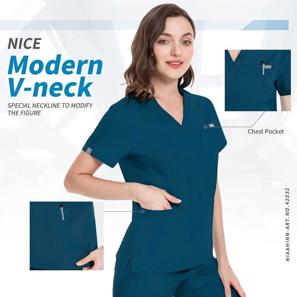 Multicolor Medical Surgical Uniform Clinical Nurse Accessories Doctor Work CloTHes AnesTHetist Beautician Uniforms Z250718