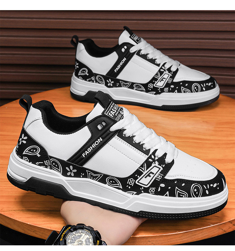 Stylish Summer Men's Shoes 2025 Models Breathable for Foreign Trade Casual and Comfortable Trendy All-match Sneakers for Teenagers