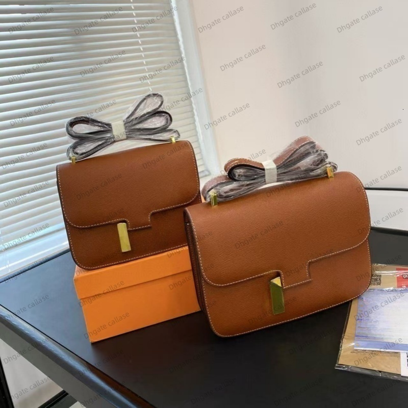 Designer Bag Luxury Handbag wallet Kangkang Tofu Block Small Square purses New Lock Flap Fashionable Tote Womens Trendy and Versatile Single Shoulder Crossbody Bag