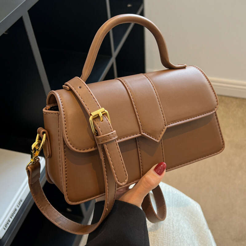 Niche Design High-Quality Texture Fashion Women's Versatile Class Commuter Crossbody Handheld Small Square Bag