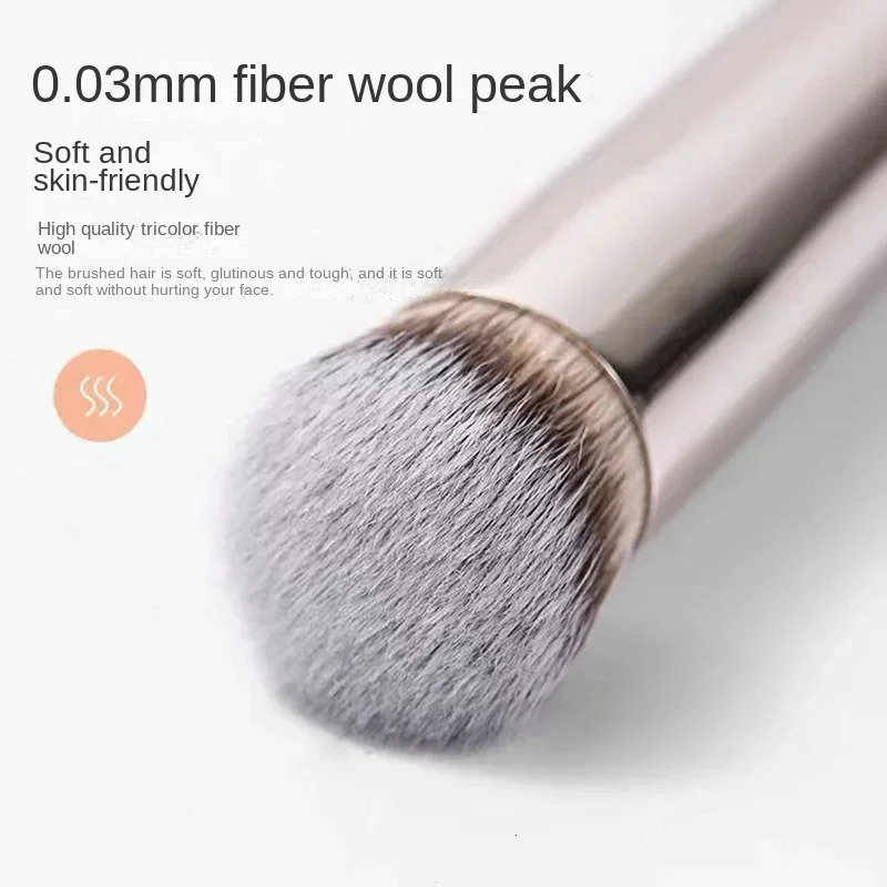 Makeup Brushes Foundation Concealer Angled Seamless Cover Synthetic Dark Circle Liquid Cream Cosmetics Contour Brush Beauty Tool 250716