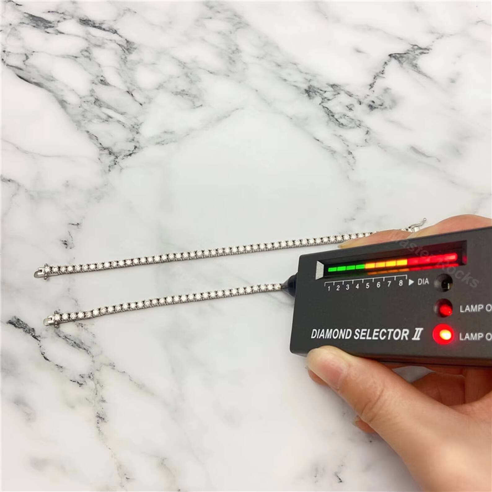 High Quality 925 Sterling Silver Tennis Chain Hip Hop Jewelry 5mm Vvs Tennis Chain Moissanite