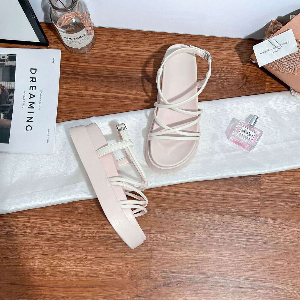 Summer New Sandals for Women, High-End Fairy Style, Versatile Thick-Soled Sandals, 2025 Fashion