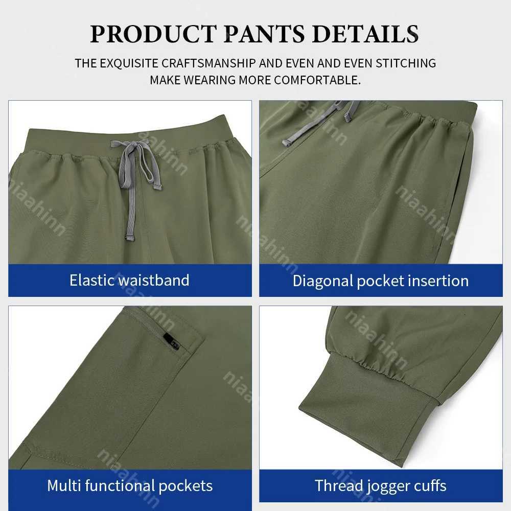 Wholesale Prices Pet Clinic Doctor Working Clothes Surgical Suit Nursing Scrubs Uniforms Men Multicolor Dentist Medical Workwear Z250718