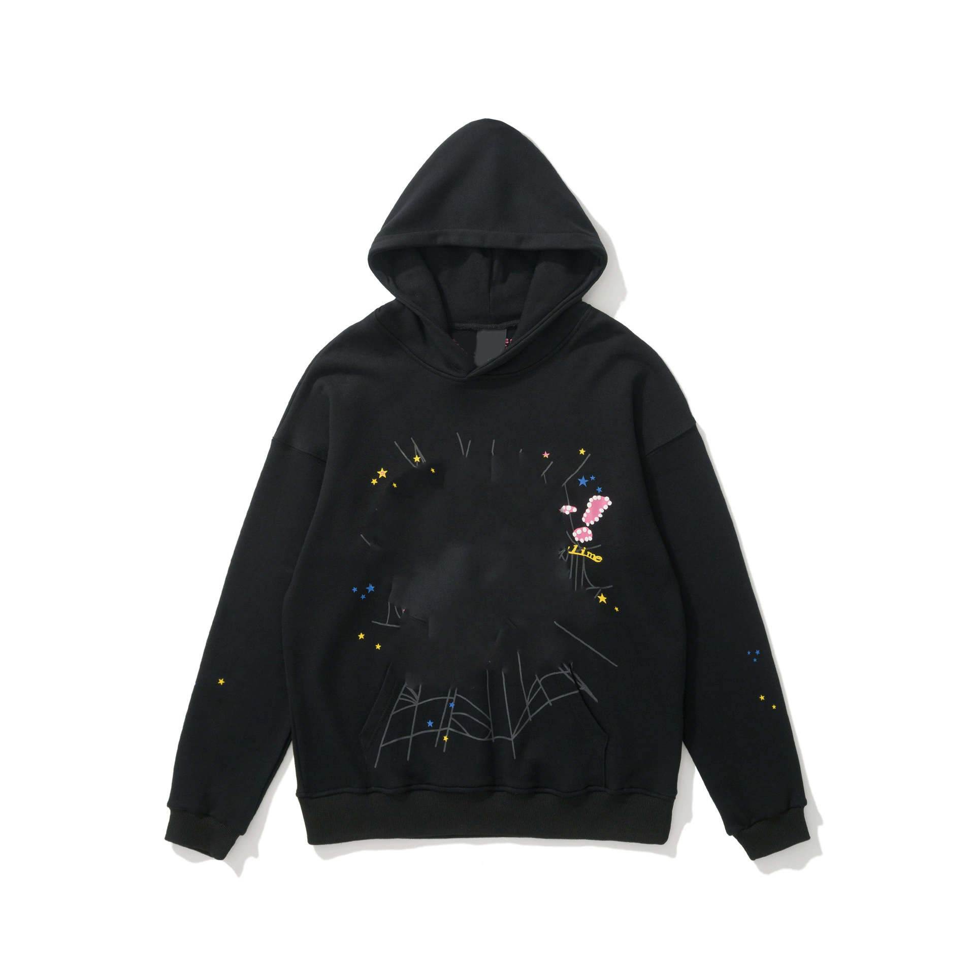Print Street Hooded Letter Sweatshirts Spiders Men Harajuku Spyder Y2k Spider Streetwear Hip Hop Gothic Pullover Loose Jacket Coats Young Thug Hoodies