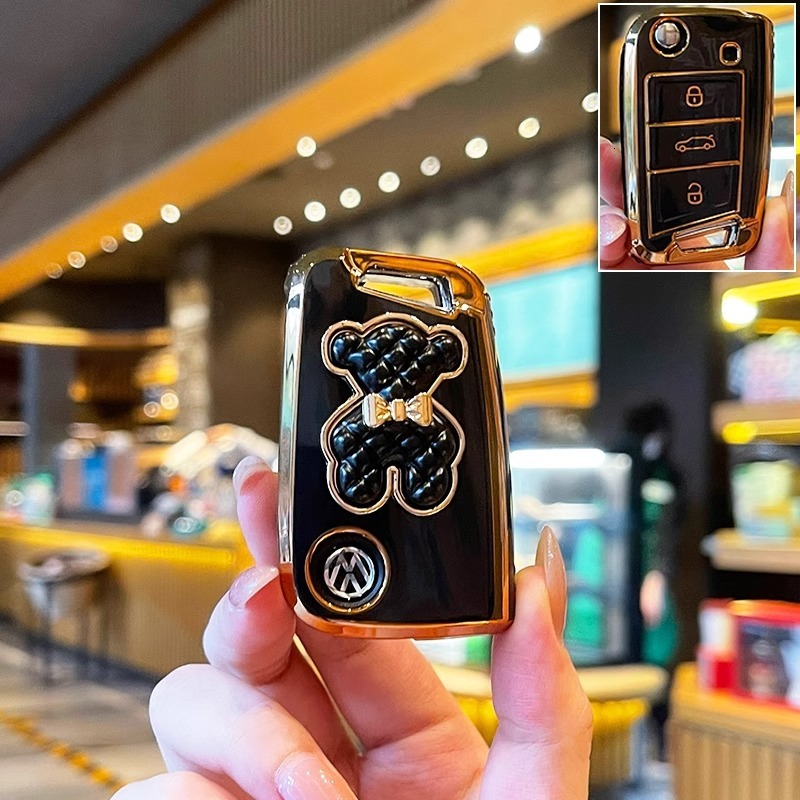 Suitable Car Key Case for Sagitar, Lavida Plus, Tiguan L, Bora, Polo, Tanyue X, Tuyue, Lingdu, Tange