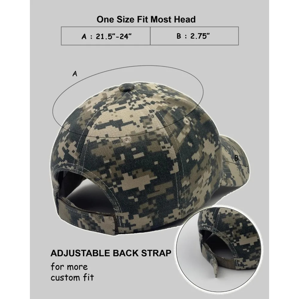 Structured Baseball Cap with Adjustable Closure - Performance Hat for Outdoor Activities and Custom Embroidery 250730