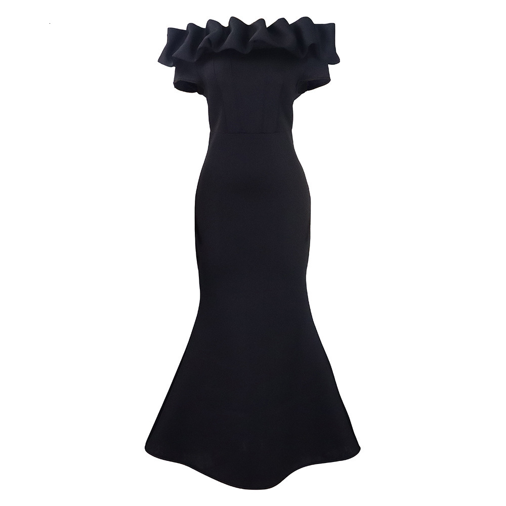 Party Dresses AOMEI Christmas Dress Women Party Long Maxi Mermaid Evening Celebrate Occasion Female High Waist Night Out Wedding Guest Gowns 230314