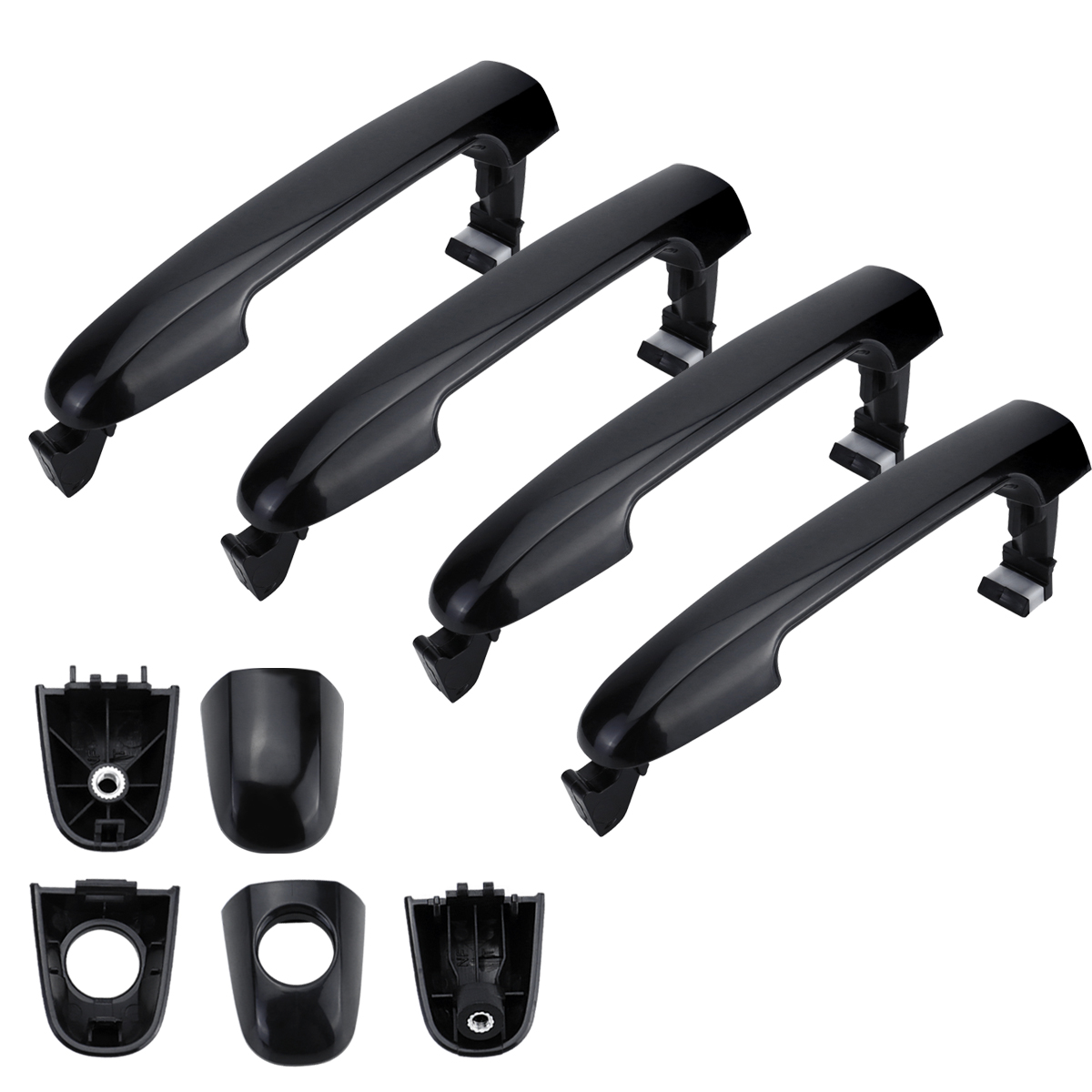Front, rear, left, right external door handles, driver and passenger side handles 826513K000, suitable for the Hyundai Sonata from 2006 to 2010