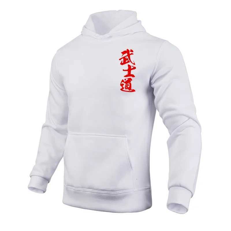 2025 New Arrival Mens Hooded Sweatshirt Japan Bushido Print Hoodies Male Urban Casual Sporty Pullover Gym Fitness Fashion Tops XJ250714