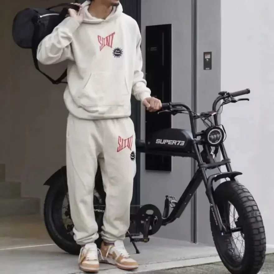 Saint of Michael American High Street Casual Loose Vintage Couple Hoodie Men and Womens New Trend Fashion X250718