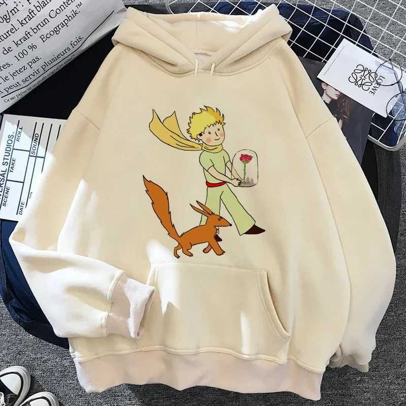 The Little Prince Hoodies Women Long Sleeve Top Anime Harajuku Streetwear Clothes Hood Women Japanese Clothing XJ250717