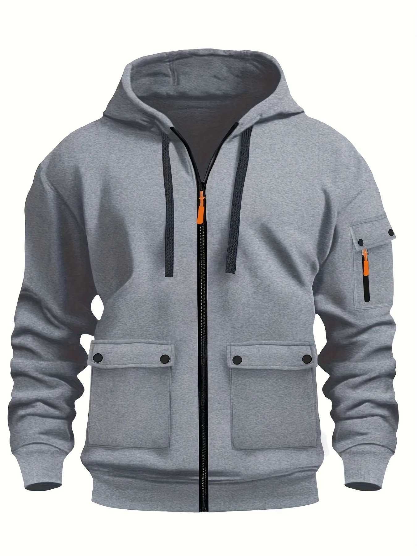 2025 Latest Cross-Border Mens Hoodies in Autumn and Winter Fashion Hoodies Leisure Sports Fashion Youth Pocket Decoration Joker XJ250714