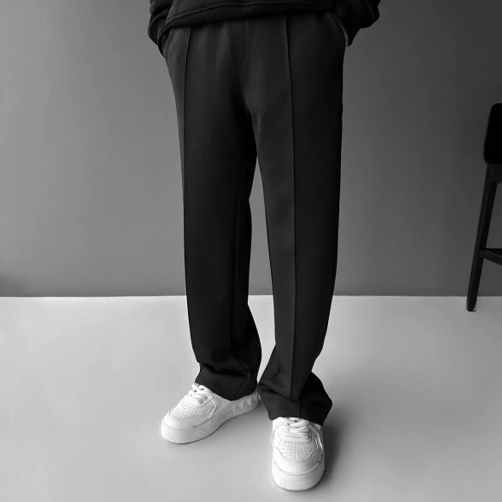 Mens Light Street Comfortable Ruffled Pants Casual Pants High Quality Fashion Solid Color Pocket Sports Mens Pants 250715