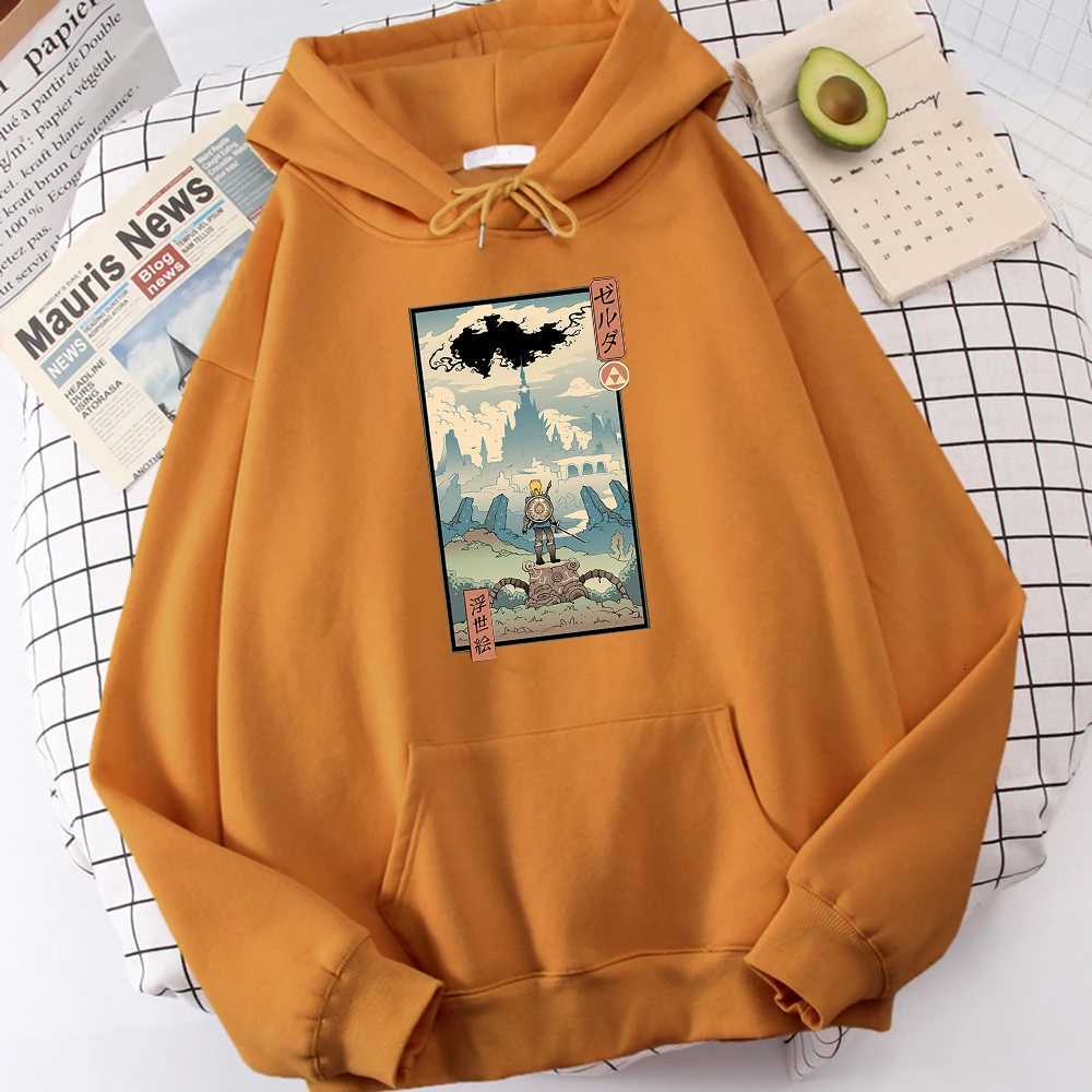 Ukiyoe Japanese Culture Printing Man Sweatshirt Hipster S-Xxl Hooded Autumn Brand Hoodies Harajuku Casual Pullover TopsXJ250714